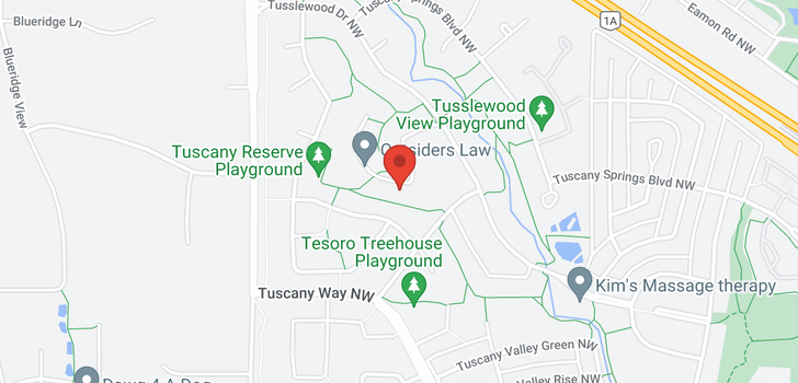 map of 77 TUSSLEWOOD Heights NW